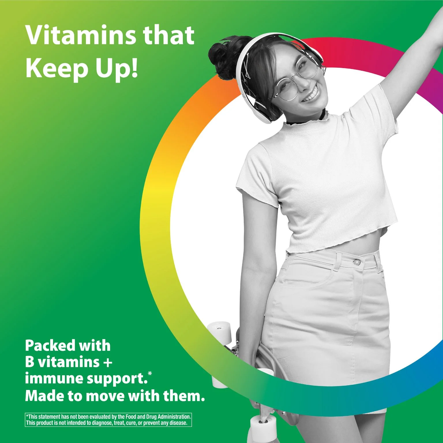 Active Health Teen with DermaComplex + Real Food Nutrients, 45 Vegan Caplets - Image 5