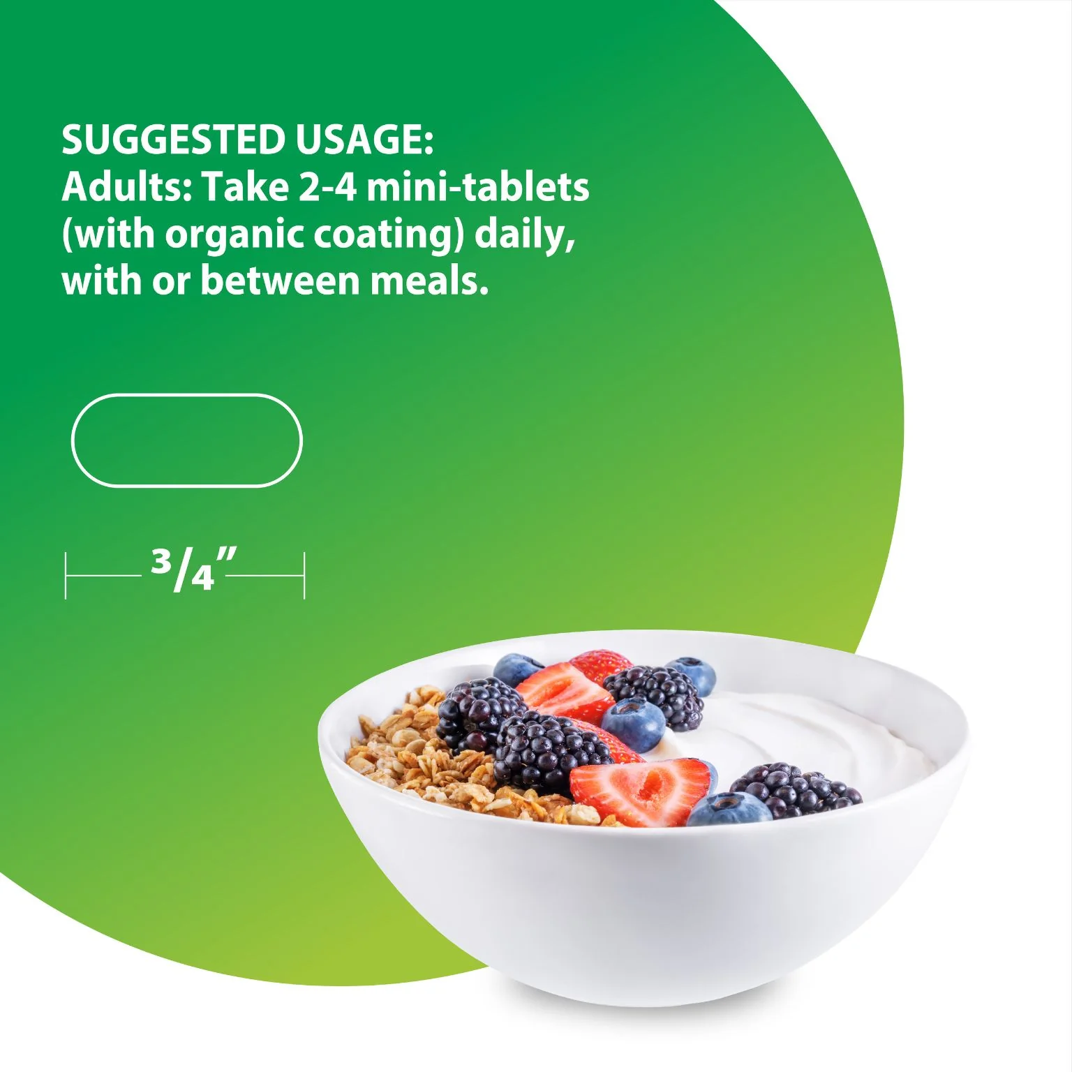 Calcium Citrate Mini-Tablets + Real Food Nutrients, 120 Vegan Mini-Tablets - Image 5