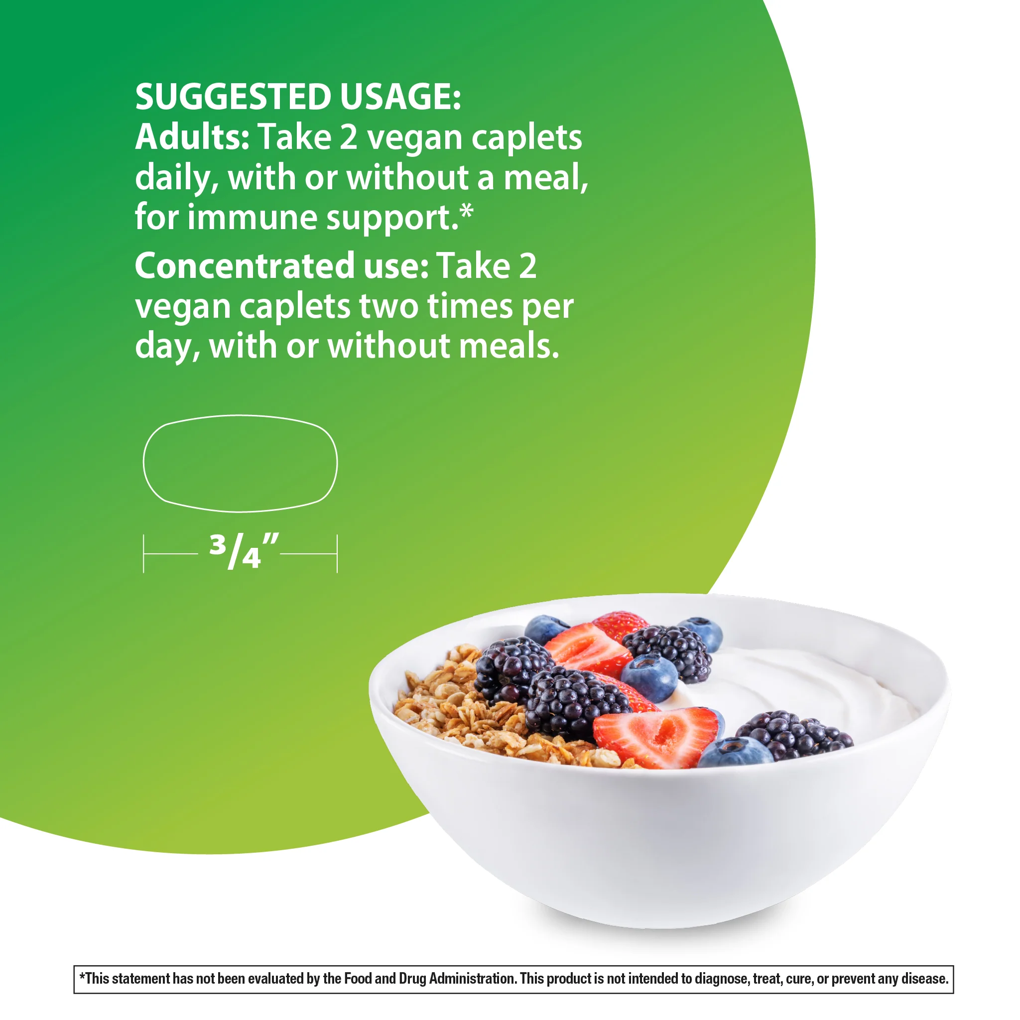 Counter Attack, 90 Vegan Caplets - Image 4
