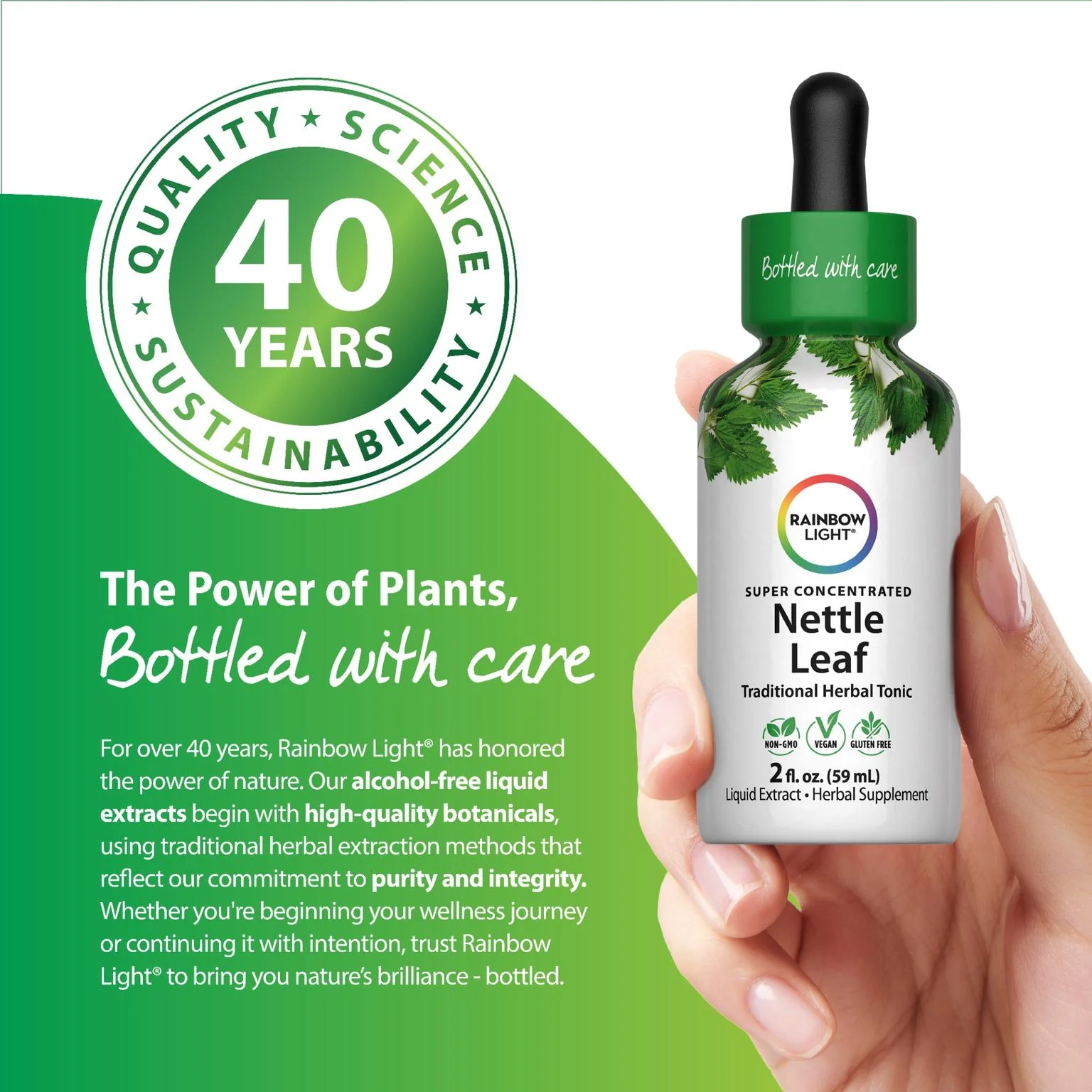 Nettle Leaf Liquid Extract Alcohol Free, 2 fl oz (59 mL) Liquid - Image 6