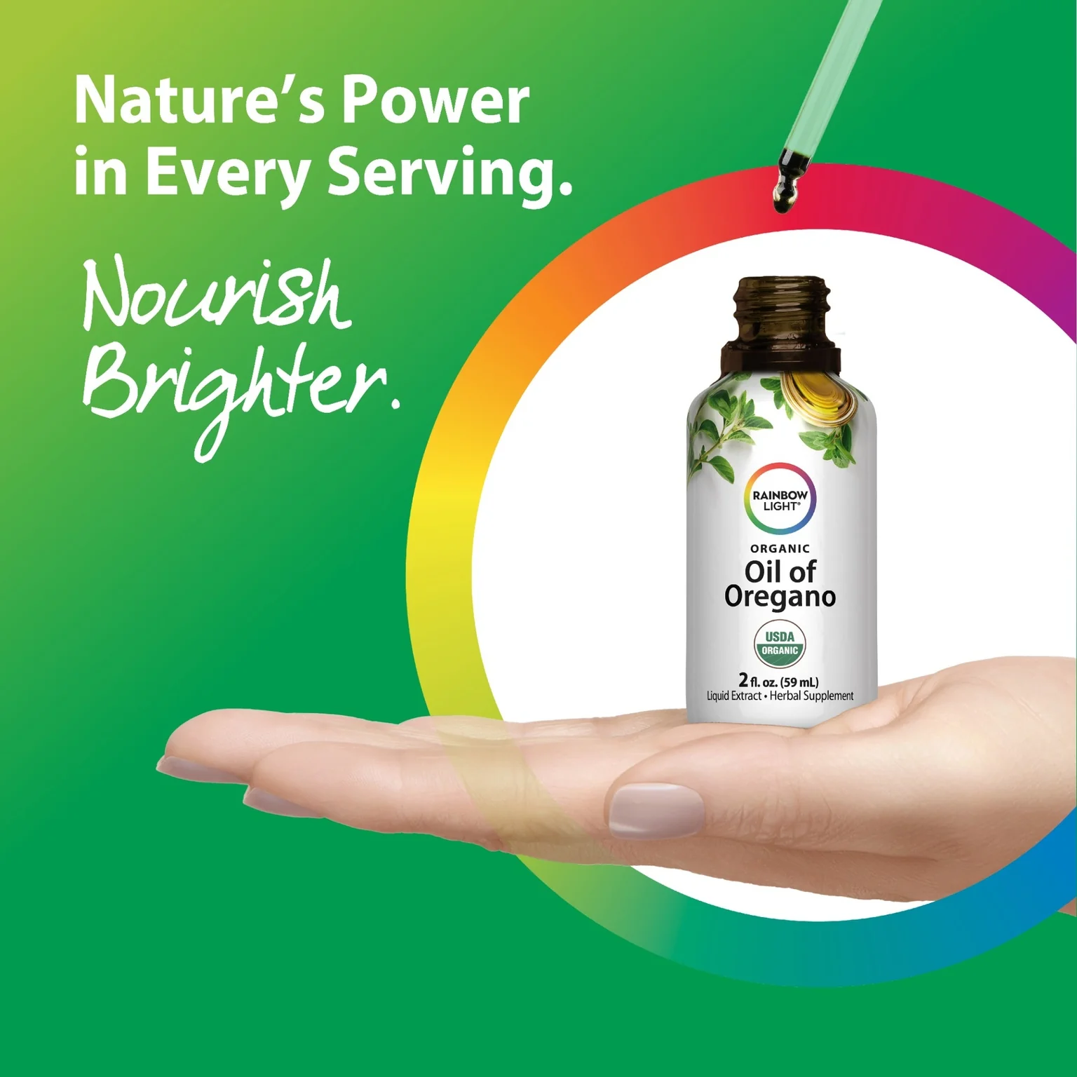 Oil of Oregano Liquid Extract Alcohol Free (Organic), 2 fl oz (59 mL) Liquid - Image 5