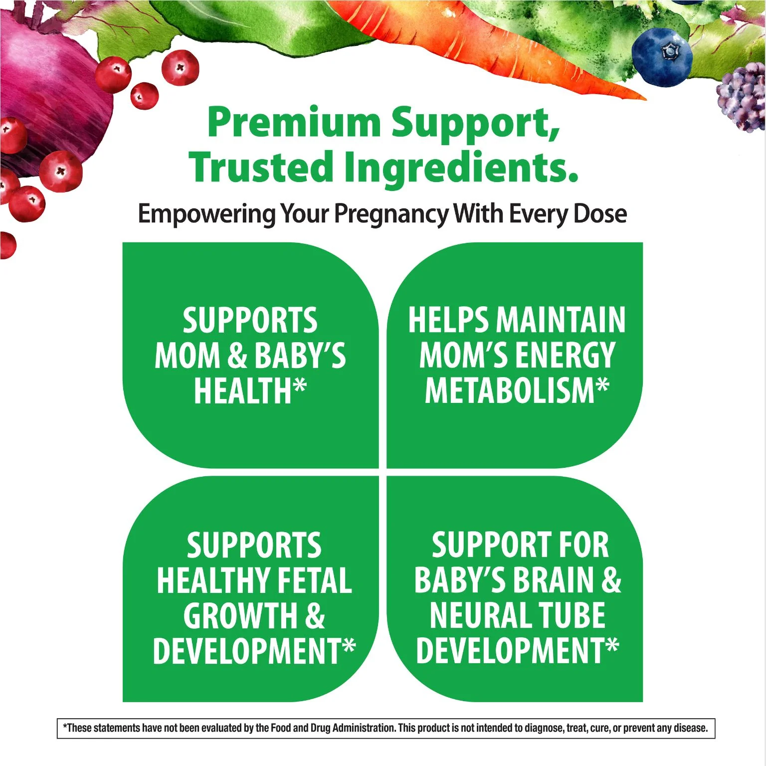 Prenatal One + Real Food Nutrients, 60 Vegan Caplets - Image 6