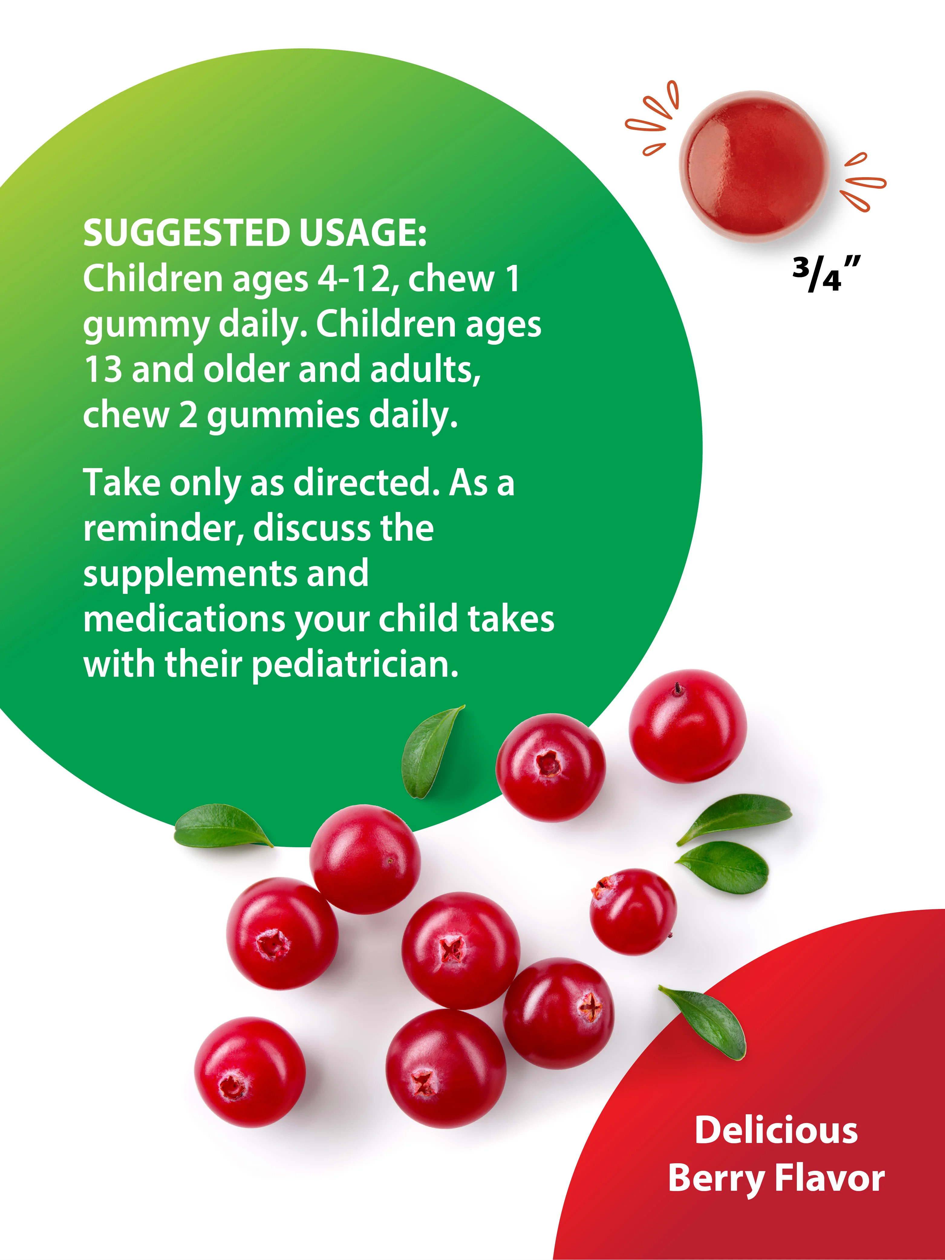 Probiolicious Probiotic Gummies Berry Flavor, 50 Vegan Gummies - Image 5