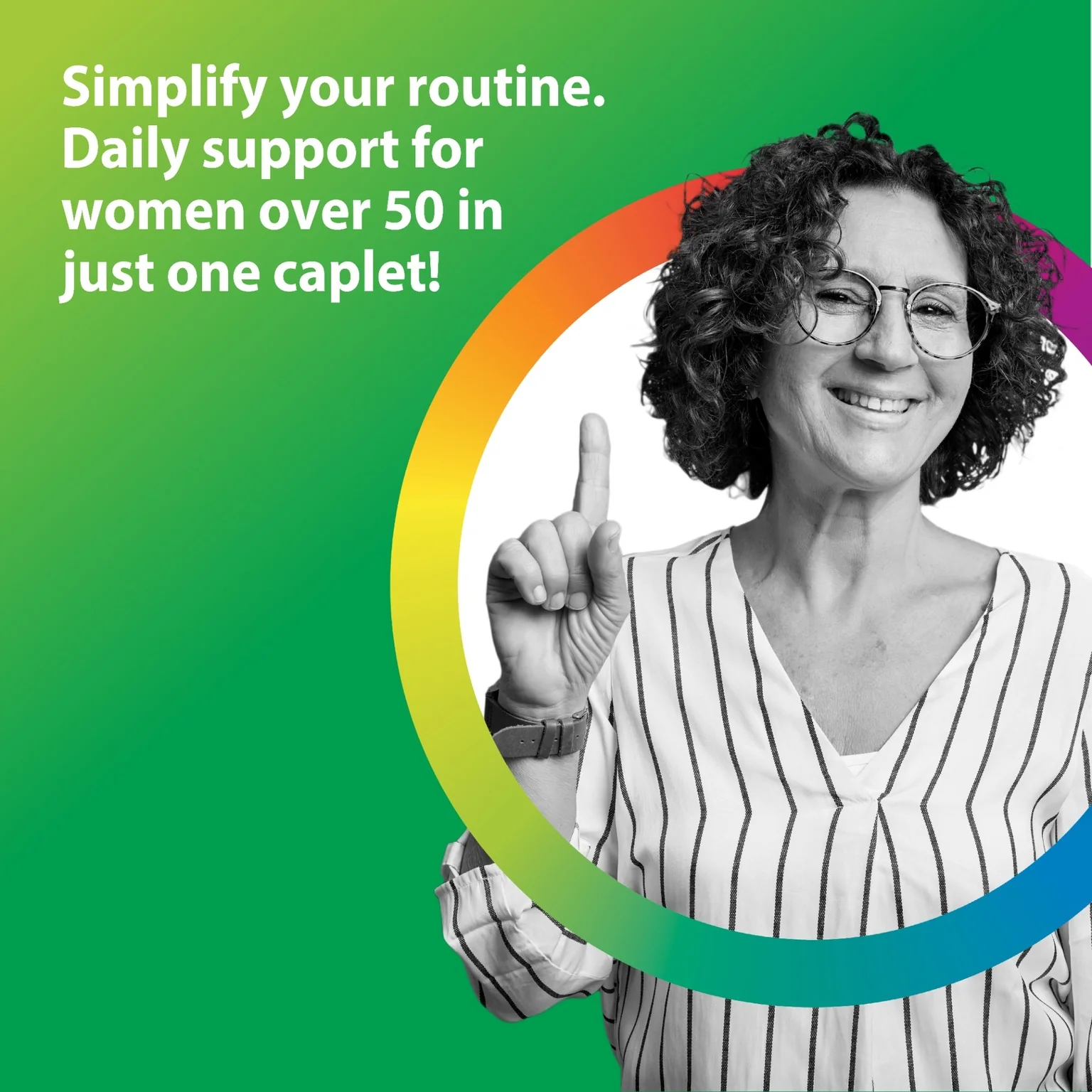 Women's One 50+ plus Real Food Nutrients, 120 Vegetarian Caplets - Image 6